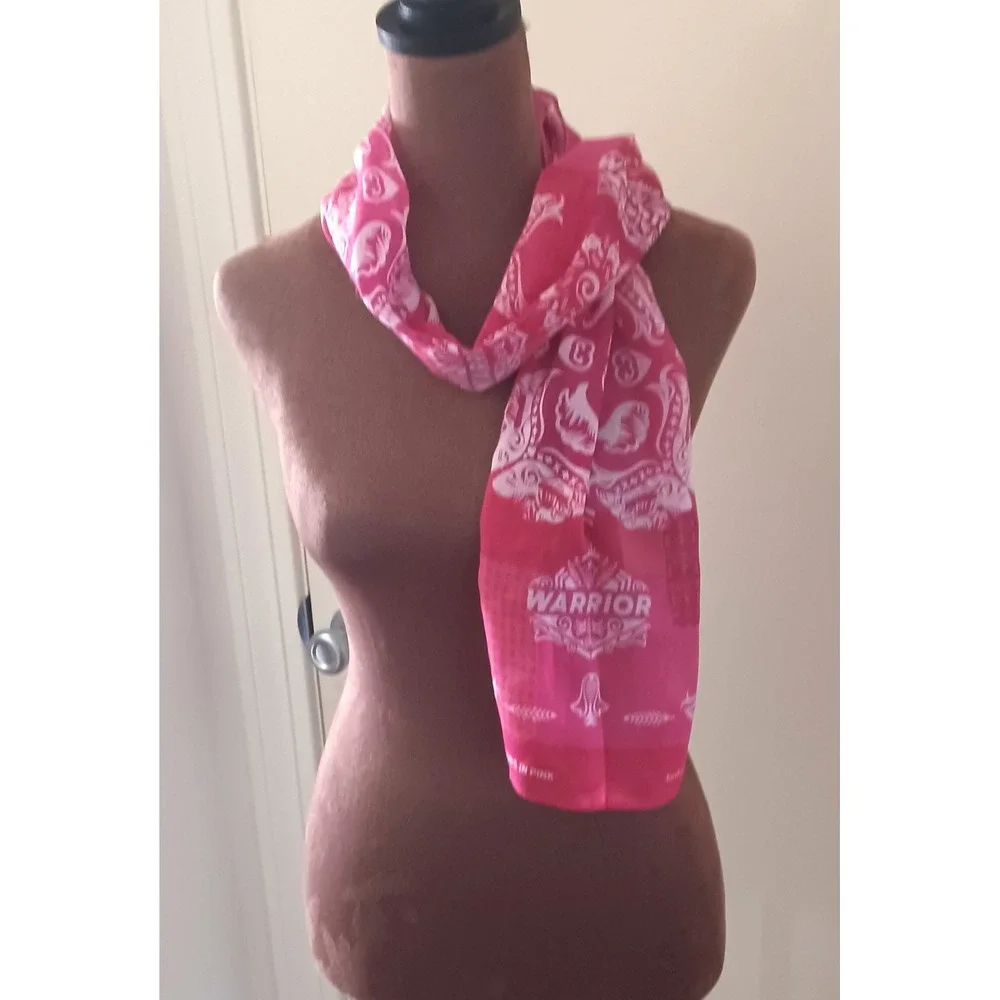 Ford Warrior in Pink Scarf Women OS Pink Paisley Graphic Bandana Western Cowgirl